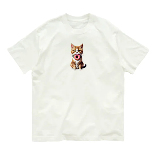 ドーナツあげるよ Organic Cotton T-Shirt