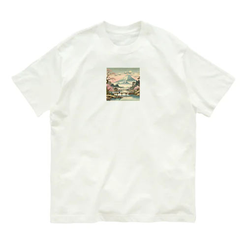 江戸時代の絵画風 Organic Cotton T-Shirt