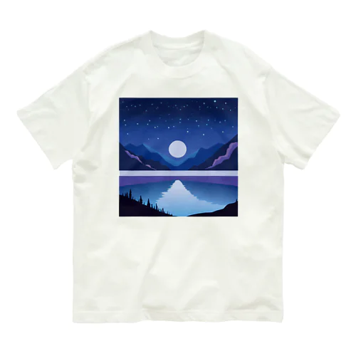 Midnight Lake オーガニックコットンTシャツ