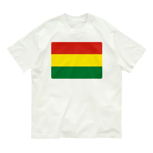 ボリビアの国旗 オーガニックコットンTシャツ