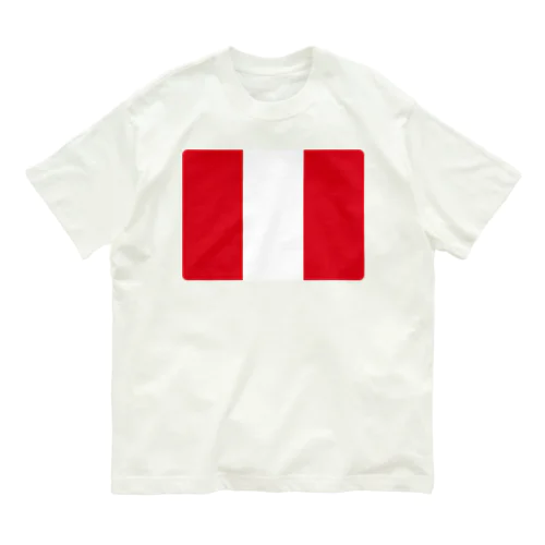 ペルーの国旗 Organic Cotton T-Shirt