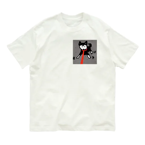 柴犬散歩拒否 Organic Cotton T-Shirt