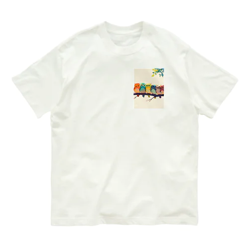 幸福を招く仲良しコンビ　Hime  2530 Organic Cotton T-Shirt