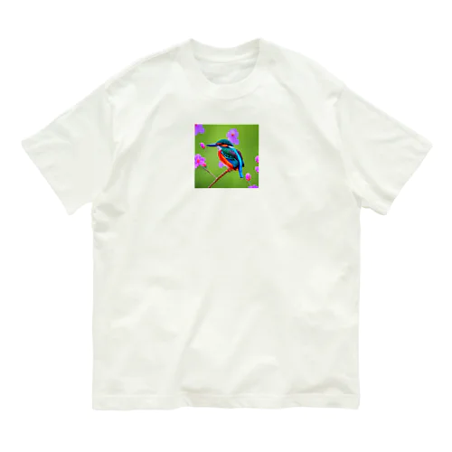 カワセミ オーガニックコットンTシャツ