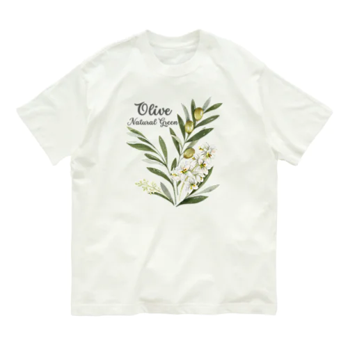 オリーブ Organic Cotton T-Shirt