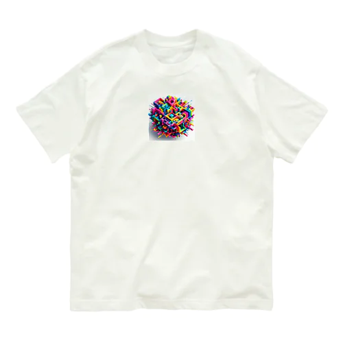 立体 オーガニックコットンTシャツ