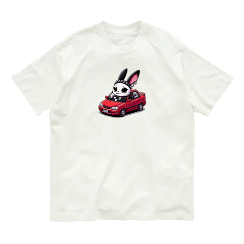 エモいウサギ Organic Cotton T-Shirt