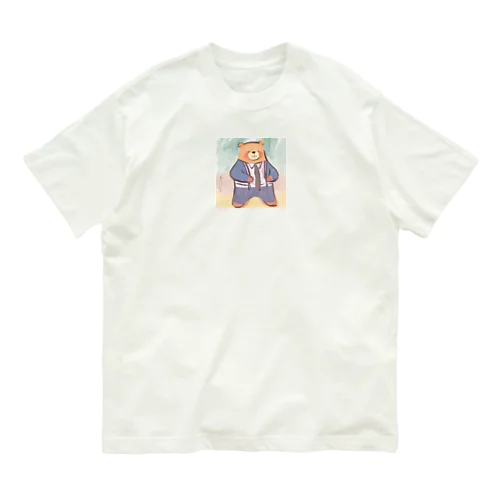 しっかりくまくん オーガニックコットンTシャツ