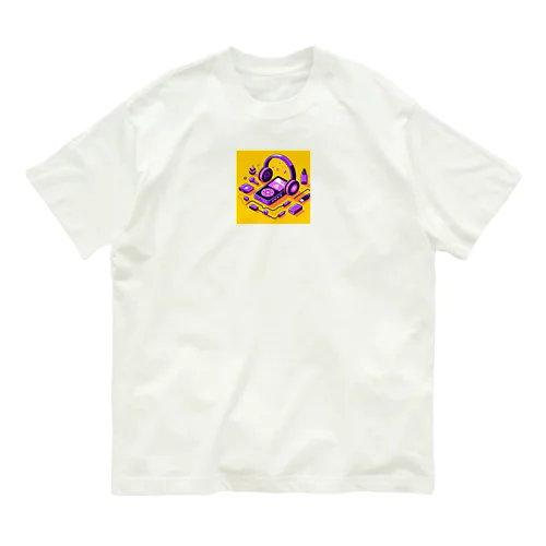 ラッキーミュージック オーガニックコットンTシャツ