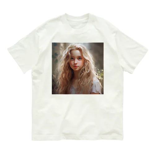 金髪の少女　なでしこ1478 Organic Cotton T-Shirt