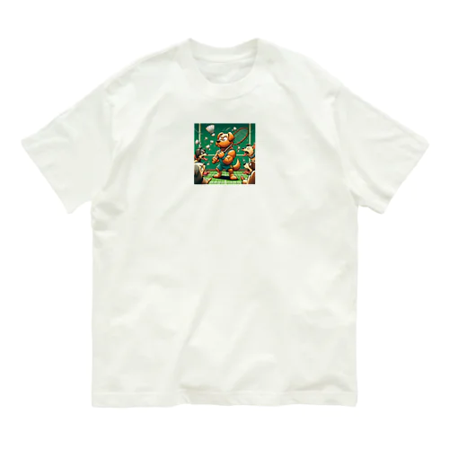 ムキムキワンちゃん Organic Cotton T-Shirt