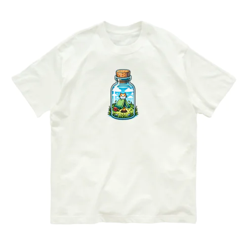 瓶CAT オーガニックコットンTシャツ