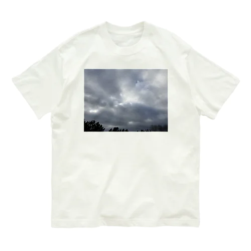 4月22日　吹き荒れる風と雲 Organic Cotton T-Shirt