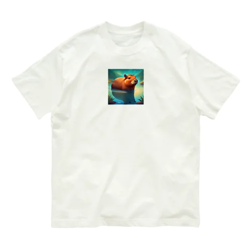 かわいいカピバラ Organic Cotton T-Shirt