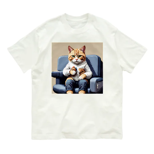 ボス猫ちゃん オーガニックコットンTシャツ