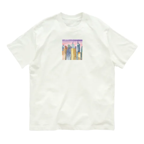 サンセットびるぐん オーガニックコットンTシャツ