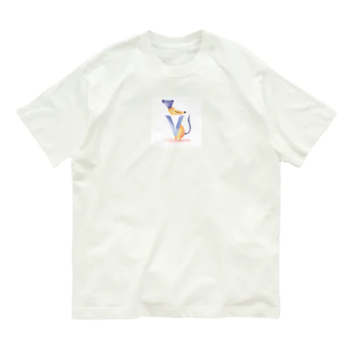 子リスのVIC オーガニックコットンTシャツ