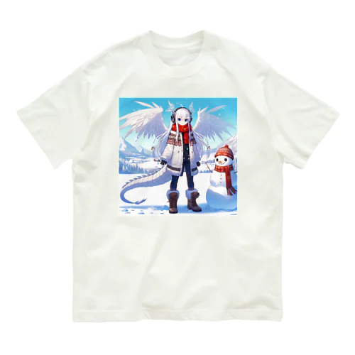 氷のドラゴン（Ice Dragons） オーガニックコットンTシャツ