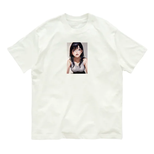 黒髪美少女　美鈴ちゃん２ オーガニックコットンTシャツ