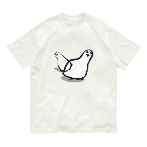 踊り尽くすぜ！鳥 オーガニックコットンTシャツ