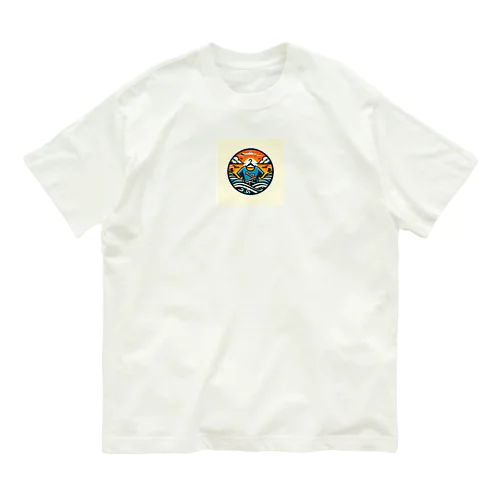 オシャレなロゴ Organic Cotton T-Shirt