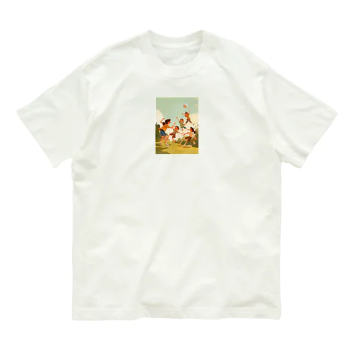 楽しそうな子供たち オーガニックコットンTシャツ