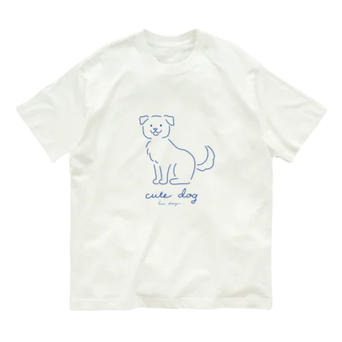 かわいいワンコ オーガニックコットンTシャツ