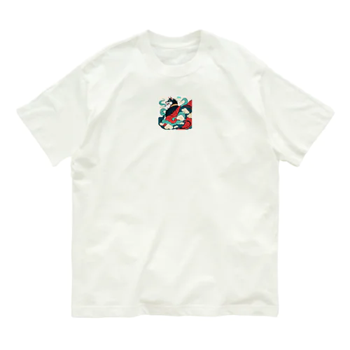 うきよ犬5 オーガニックコットンTシャツ