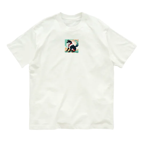 うきよ犬8 オーガニックコットンTシャツ