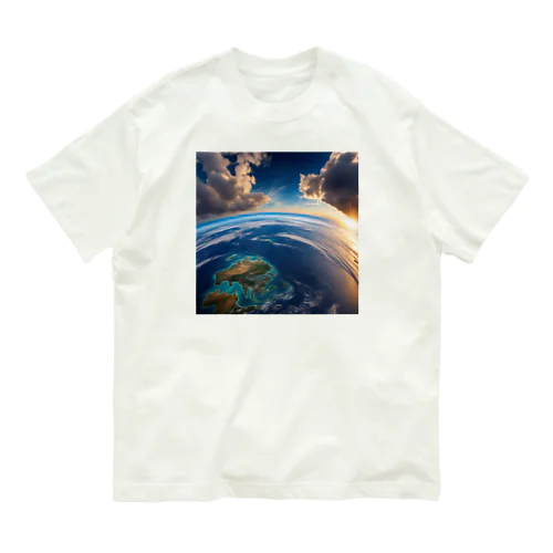 🌎美しい地球🌍 オーガニックコットンTシャツ