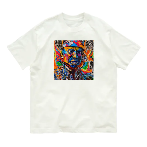 カラフル　アート　男性 Organic Cotton T-Shirt