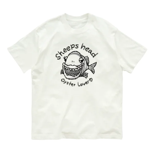 シープスヘッド　牡蠣好き♡ Organic Cotton T-Shirt