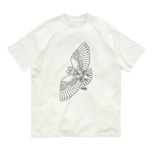 Harpy eagle／オウギワシ オーガニックコットンTシャツ
