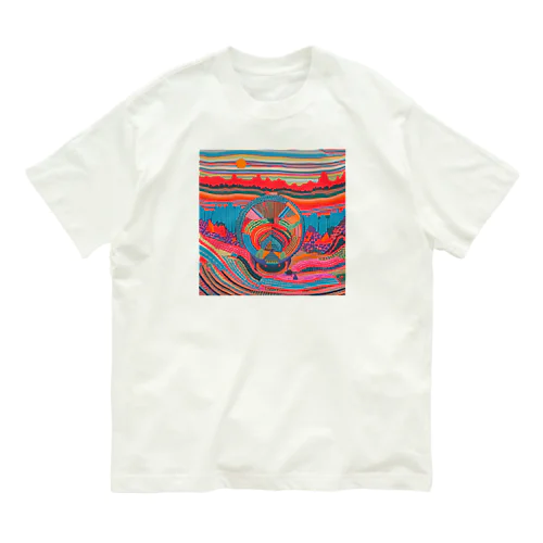 遠くに見える山並 Organic Cotton T-Shirt