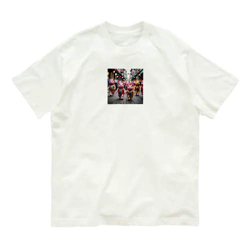 二足歩行の豚アイドル Organic Cotton T-Shirt