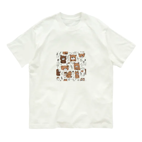 クマファミ Organic Cotton T-Shirt