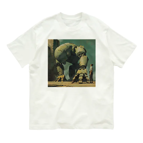 ロボツトと少年　なでしこ1478 Organic Cotton T-Shirt