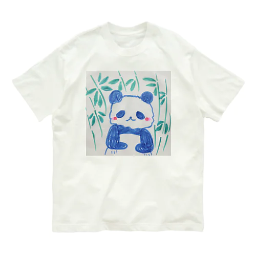 モフモフパンダ君 オーガニックコットンTシャツ