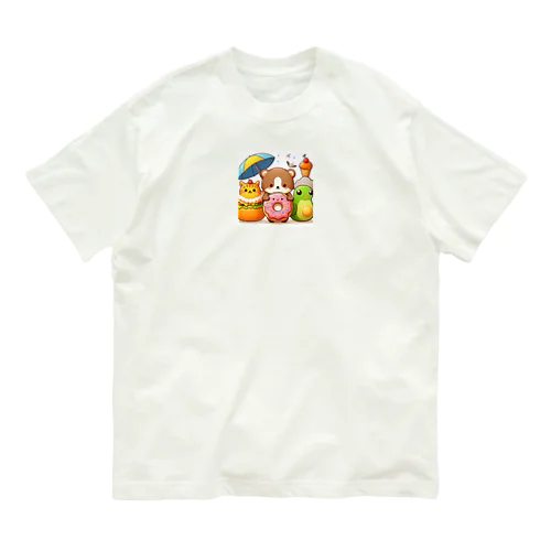 【第1弾】本日のランチアニマル's オーガニックコットンTシャツ