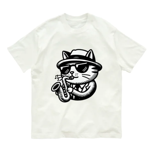 ブローキャット オーガニックコットンTシャツ