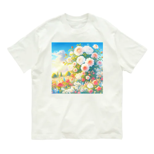 バラ Organic Cotton T-Shirt