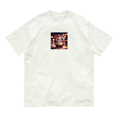 おどろきだるま Organic Cotton T-Shirt