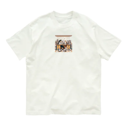 猫の手も借りたい オーガニックコットンTシャツ