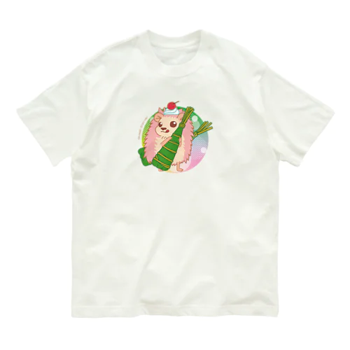 季節のちまきハリネズミ Organic Cotton T-Shirt