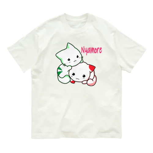 ニャモーレ オーガニックコットンTシャツ