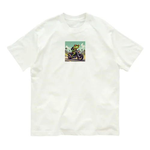 カエルライダー4兄弟　次男　ルカ オーガニックコットンTシャツ