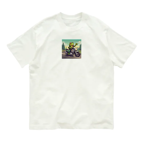 カエルライダー4兄弟　3男　パオロ Organic Cotton T-Shirt