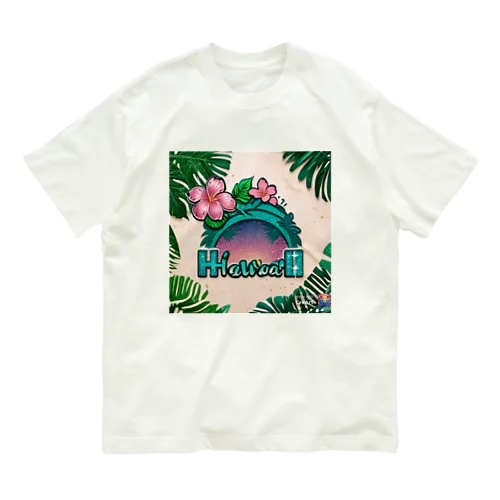 🌟Hawaii🌟🌠👏🌠 オーガニックコットンTシャツ