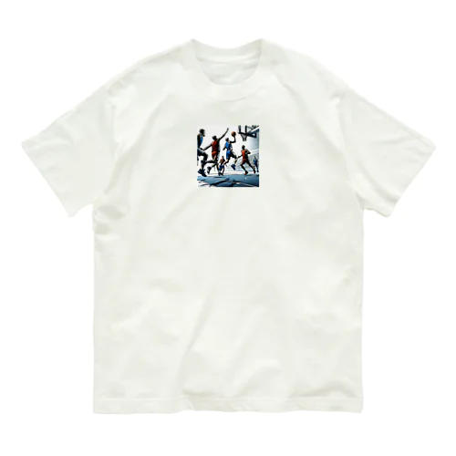 バスケットボール オーガニックコットンTシャツ