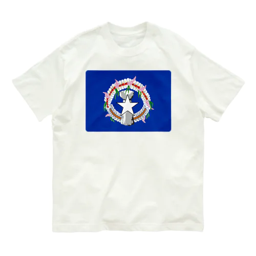 北マリアナ諸島の旗 Organic Cotton T-Shirt